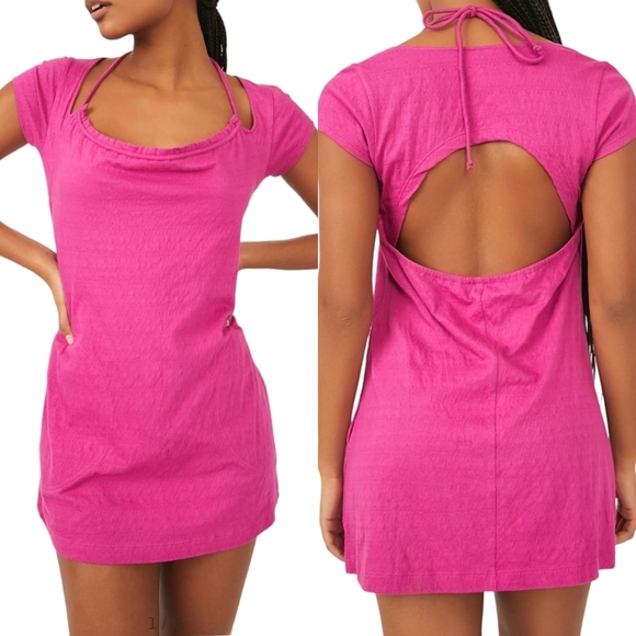 Free People Beach NWT Open Back Dress Small - Picture 1 of 13